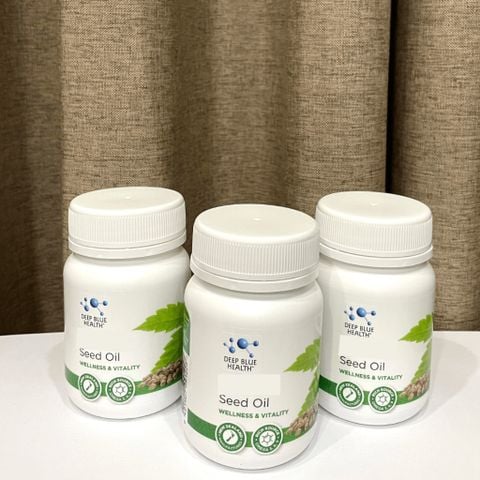 Viên Omega 369 Thuần Chay Từ Hạt Gai Dầu Deep Blue Health Hemp Seed Oil