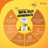 Viên sữa ong chúa New Zealand tăng năng lượng NZPureHealth Royal Jelly 30 viên