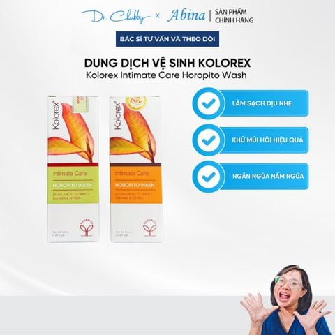 Gel Vệ Sinh Kolorex Horopito Intimate Care Wash 100ml Giảm Nấm Ngứa, Khử Mùi