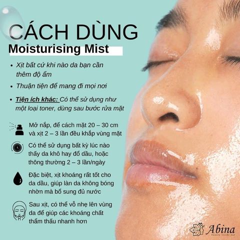 Xịt khoáng dưỡng ẩm Seasonly Moisturising Mist (Brume Hydratante) 100ml