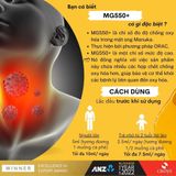 Siro mật ong Tranzalpine Organic Manuka Throat and Chest Syrup MG550+ - Giảm ho, đau họng