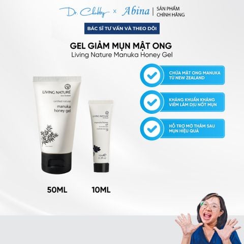 Gel mật ong Manuka diệt mụn ẩn Living Nature Manuka Honey Gel