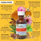 Siro mật ong Tranzalpine Organic Manuka Throat and Chest Syrup MG550+ - Giảm ho, đau họng