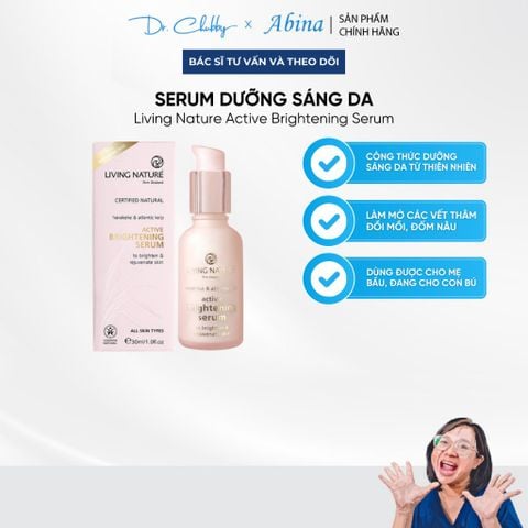 Serum Hồng Giảm Thâm Nám, Mờ Nhăn Ban Ngày Living Nature Active Brightening
