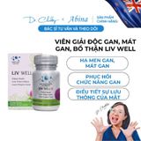 Viên Giải Độc Gan, Mát Gan, Bổ Thận Deep Blue Health Liv Well 30 Viên
