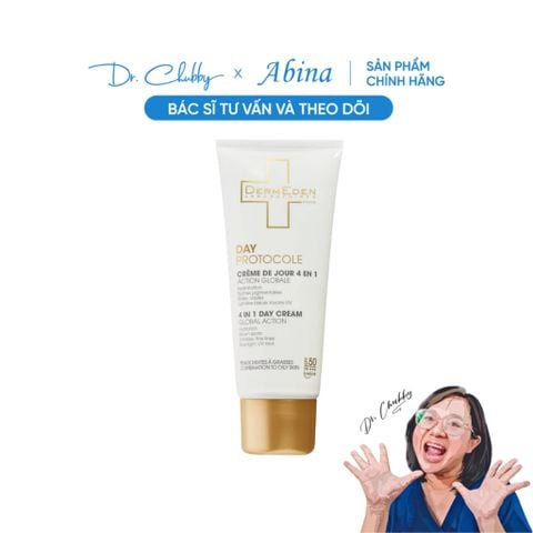 Kem Chống Nắng 4 Trong 1 DermEden Day Cream Global Action Combination Skin SPF 50 PA+++