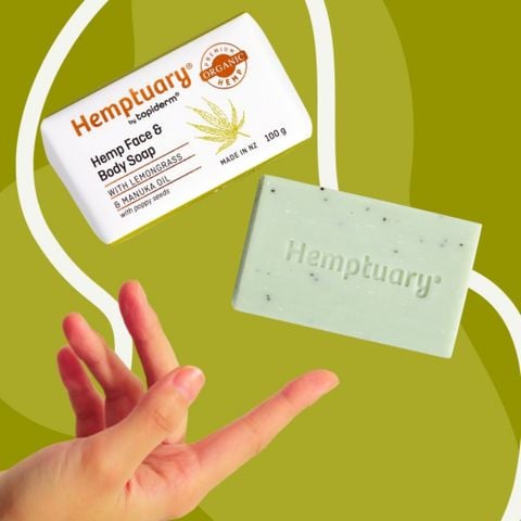 Xà Phòng Rửa Mặt & Cơ Thể Từ Hạt Gai Dầu Hemptuary Face and Body Soap 100g