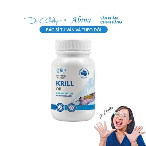 Viên Omega 3 Dầu Nhuyễn Thể Deep Blue Health Krill Oil 60 Viên