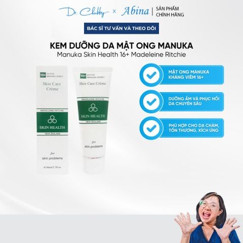 Kem Mật Ong Manuka UMF 16+ Phục Hồi Da Nhiễm Cort, Chàm Madeleine Ritchie 80ml