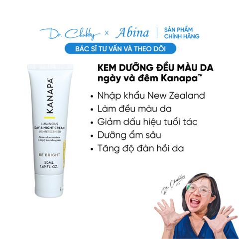 Kem Giảm Sạm Nám, Trắng Đều Màu Da Kanapa Luminous Day & Night Cream 50ml