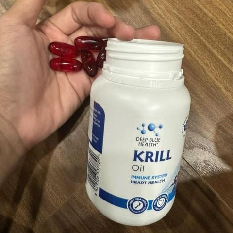 Viên Omega 3 Dầu Nhuyễn Thể Deep Blue Health Krill Oil 60 Viên
