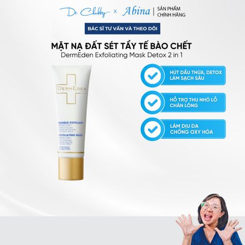 Mặt Nạ Đất Sét Sáng Da & Thải Độc DermEden Exfoliating Mask 50ml