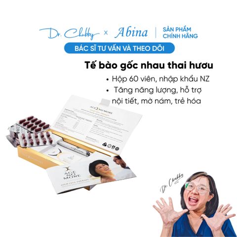 Tế Bào Gốc Nhau Thai Hươu Trẻ Hóa Age No More Deer Placenta 60 Viên