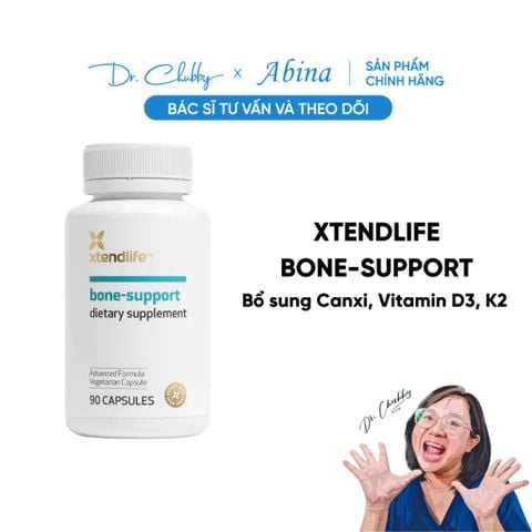 Viên canxi hữu cơ D3K2 tăng chiều cao & mật độ xương Bone Support Xtendlife