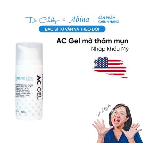 Gel dành cho da mụn thâm Nanogize Ac Gel 30ml và 10 mL