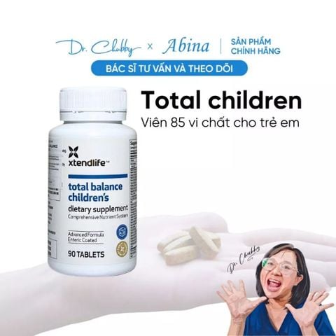 Viên 85 Vi Chất Cho Trẻ Em Xtendlife Total Balance Children's 90 Viên