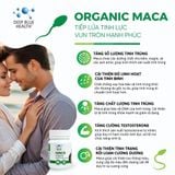 Viên Sâm Maca Peru Organic Hỗ Trợ Sinh Lý Deep Blue Health 60 Viên