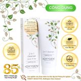 Sữa rửa mặt & Tẩy Tế Bào Chết Cho Da Dầu Mụn Oxygen 2 In 1 Cleanser 200mL
