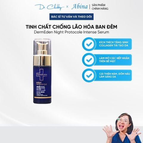Serum Đêm Chống Lão Hóa, Trắng Da DermEden Night Protocole Intense 30ml