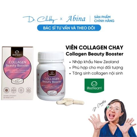 Viên Collagen Chay Lifestream Collagen Beauty Booster 60 Viên