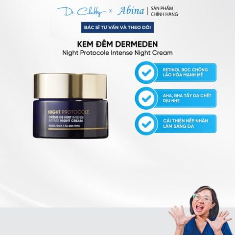 Kem Dưỡng Sáng Da Ban Đêm DermEden Night Protocole Intense Night Cream 50ml