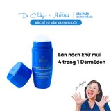 Lăn Nách 4 Trong 1 Khử Mùi, Giảm Thâm, Sáng Da DermEden 24h Roll-On
