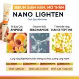Serum Mờ Nám, Thâm Sạm, Đốm Nâu Nanogize Nano Lighten Dark Spot Remover 20ml