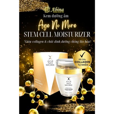 Kem Trẻ Hóa Da Cấp Ẩm, Mờ Nếp Nhăn Age No More Moisturiser 30mL