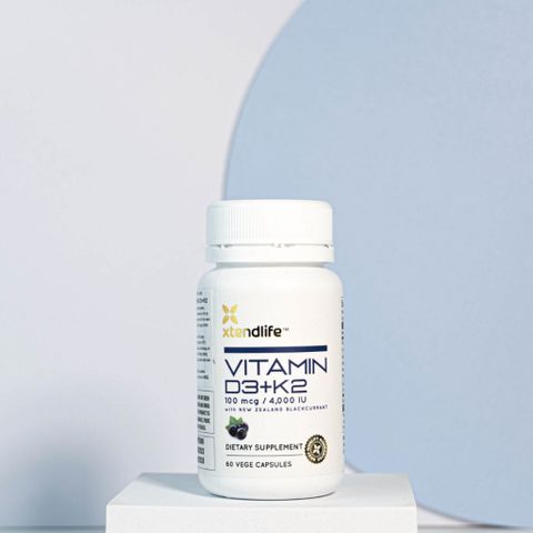 Viên uống bổ sung Vitamin D3 K2 Xtend-Life Vitamin D3+K2 60 viên