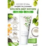 Sữa rửa mặt & Tẩy Tế Bào Chết Cho Da Dầu Mụn Oxygen 2 In 1 Cleanser 200mL