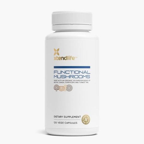 Viên bổ phổi tăng miễn dịch XtendLife Functional Mushrooms 120v Dr Chubby