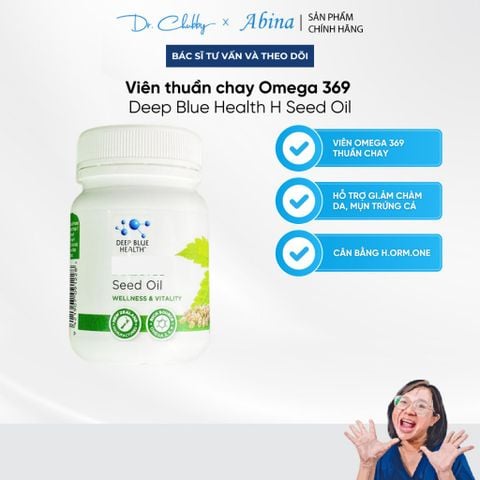 Viên Omega 369 Thuần Chay Từ Hạt Gai Dầu Deep Blue Health Hemp Seed Oil