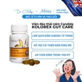 Viên đào thải nấm vùng kín Kolorex Gut Care Candida Balance Dr Chubby