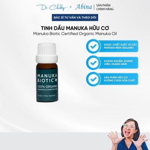 Dầu Manuka hữu cơ Manuka Biotic Certified Organic Manuka Oil 10ml
