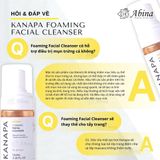 Bọt rửa mặt kiêm tẩy trang & toner Kanapa Foaming Facial Cleanser 100mL