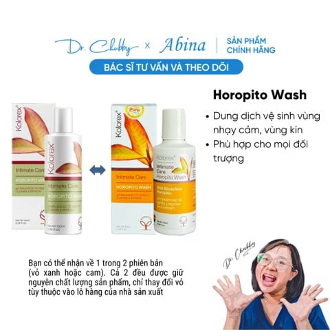 Gel Vệ Sinh Kolorex Horopito Intimate Care Wash 100ml Giảm Nấm Ngứa, Khử Mùi