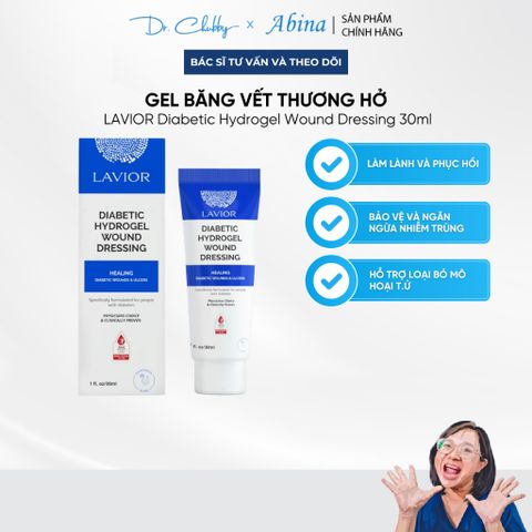 Gel băng vết thương hở LAVIOR Diabetic Hydrogel Wound Dressing 30ml