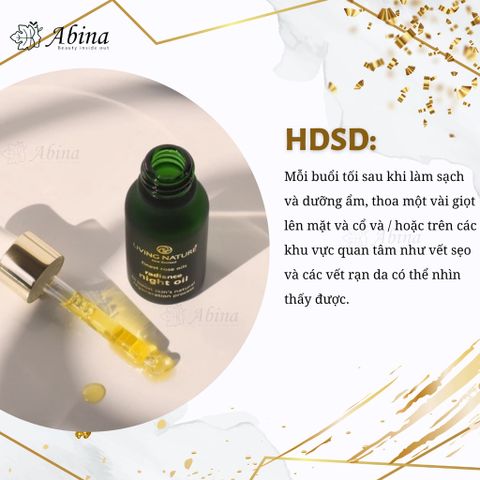 Dầu Dưỡng Sáng Da Ban Đêm Living Nature Radiance Night Oil 18ml