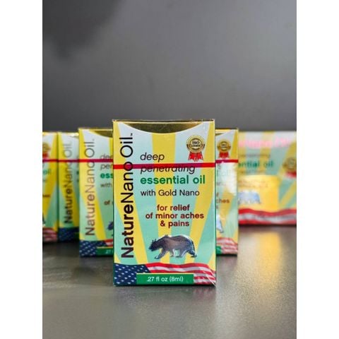 Dầu nóng con gấu công nghệ nano Natural Nano Oil 8ml (Mỹ)