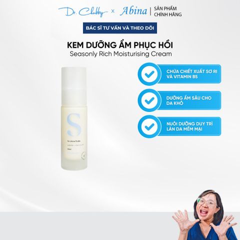 Kem dưỡng ẩm Seasonly Rich Moisturising Cream (La Crème Riche) 30ml