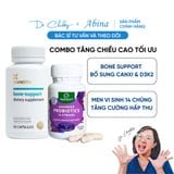 Viên canxi hữu cơ D3K2 tăng chiều cao & mật độ xương Bone Support Xtendlife