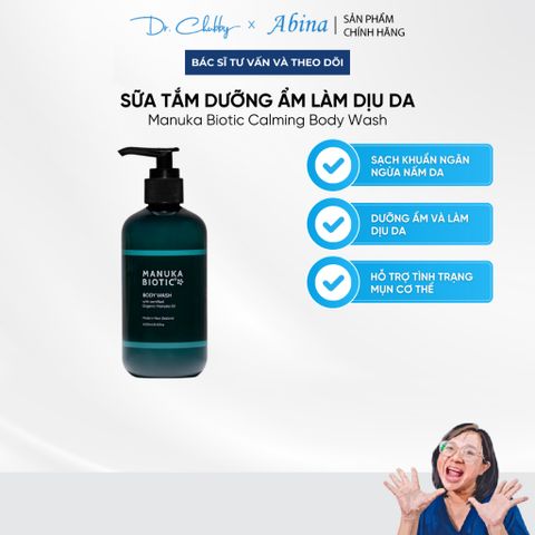 Sữa Tắm Dưỡng Ẩm & Làm Dịu Da Manuka Biotic Calming Body Wash 250ml