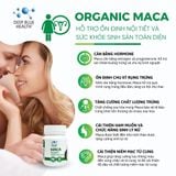 Viên Sâm Maca Peru Organic Hỗ Trợ Sinh Lý Deep Blue Health 60 Viên