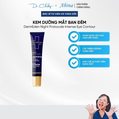 Kem Mắt Mờ Quầng Thâm, Bọng Mắt, Tàn Nhang DermEden Eye Contour 15ml
