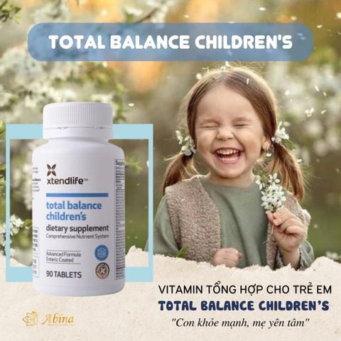 Viên 85 Vi Chất Cho Trẻ Em Xtendlife Total Balance Children's 90 Viên