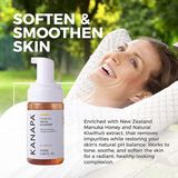 Bọt rửa mặt kiêm tẩy trang & toner Kanapa Foaming Facial Cleanser 100mL