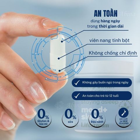 Viên Uống Ngủ Ngon Bổ Sung Magie Lifestream Magnesium Sleep Switch 60 Viên