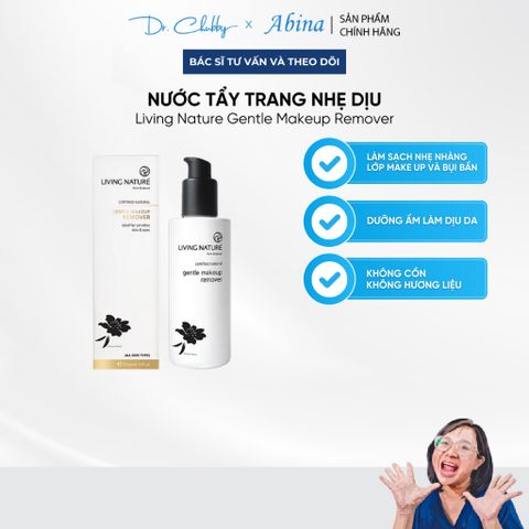 Nước Tẩy Trang & Làm Sạch Sâu Living Nature Gentle Makeup Remover 100ml