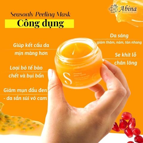 Peel Enzyme Trái Cây An Toàn Cho Mọi Làn Da Seasonly Peeling Mask Gel 50g