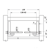 Ray Âm EPC Evo 400mm Giảm Chấn Hafele 433.32.073